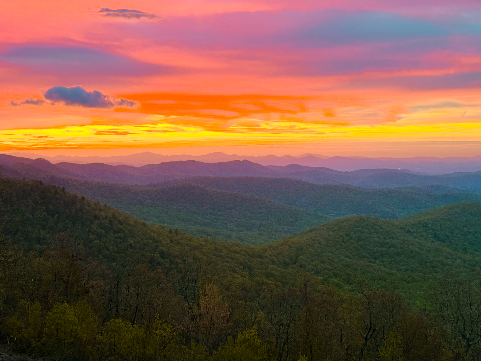 Appalachian Mountains Fog